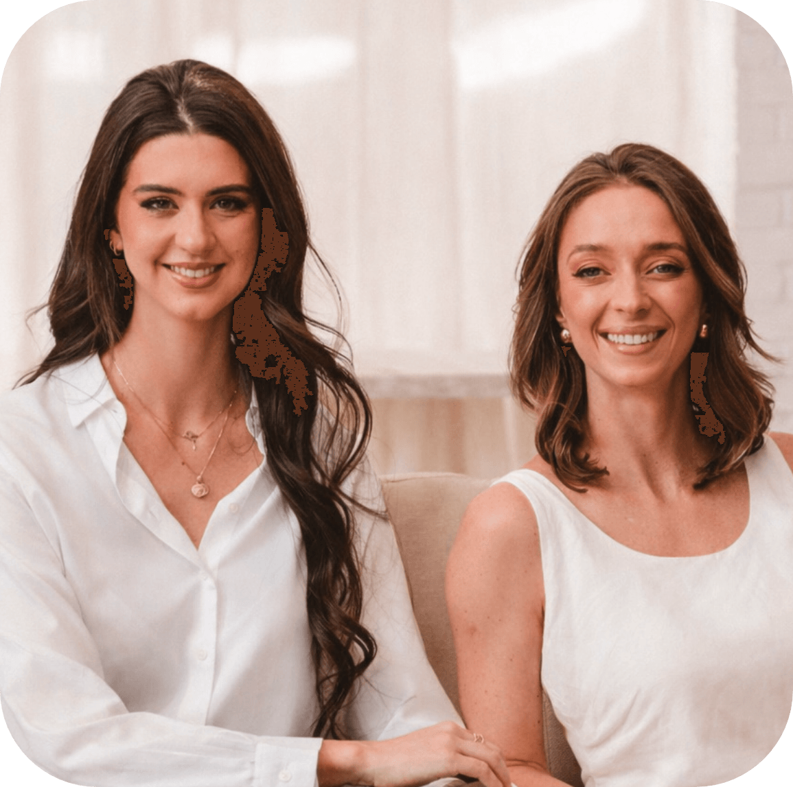 Retrato de Gabriela Hoffmann e Rafaella Panzini